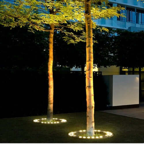 LED Tree Ring Spotlight for Outdoor Trees and Garden