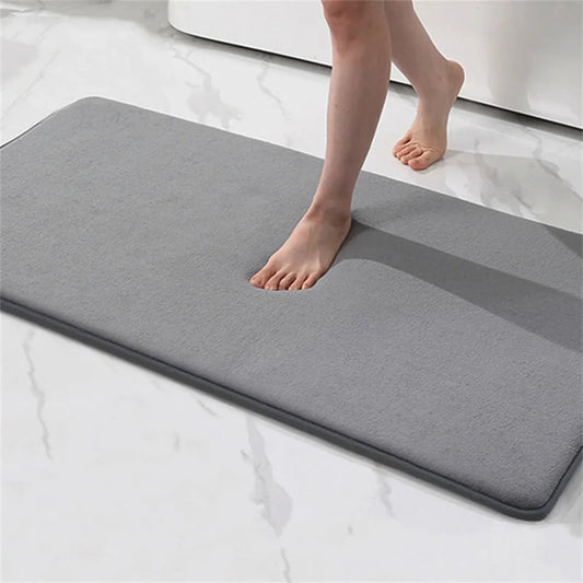Memory Foam Bath Mat with Anti-Slip Bottom and High Absorbency