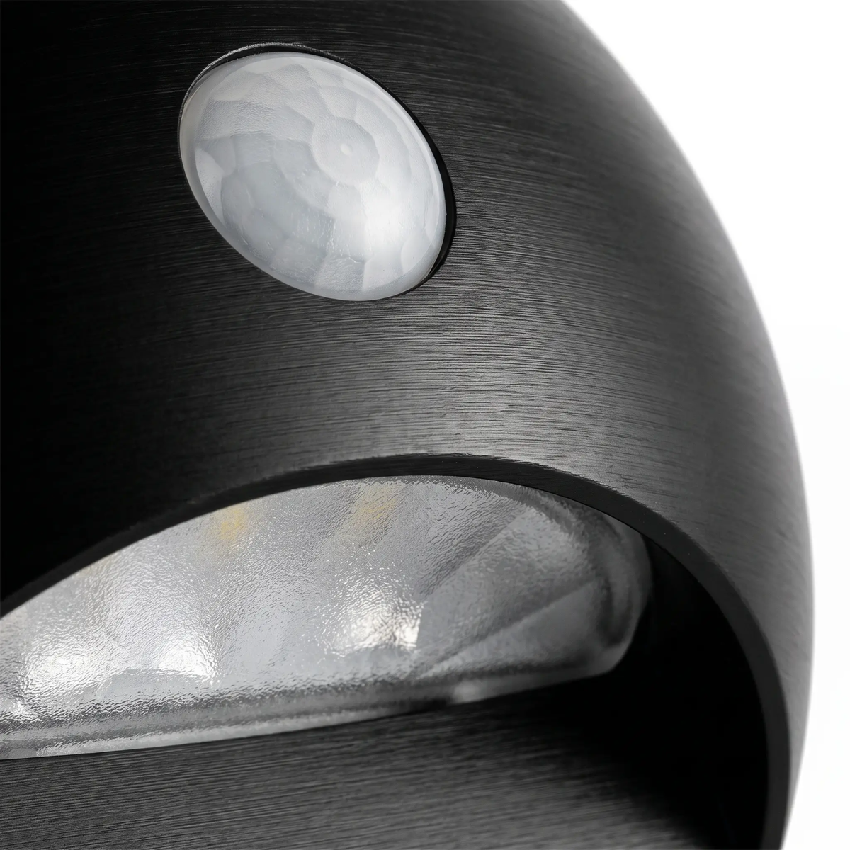 Modern LED Wall Light with Motion Sensor and Square Aluminium Body