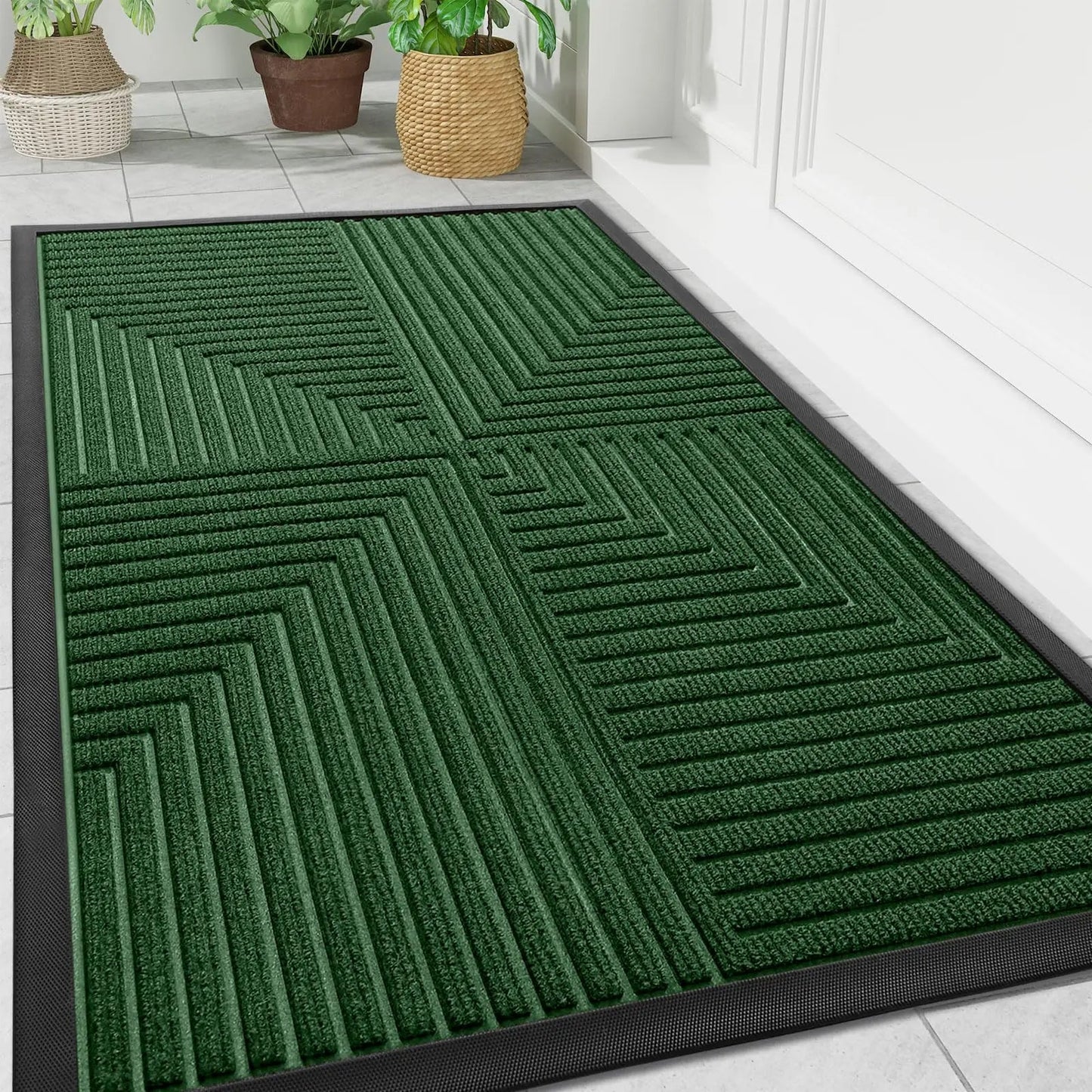 Outdoor Doormat with Anti-Slip Backing for Indoor and Outdoor Use