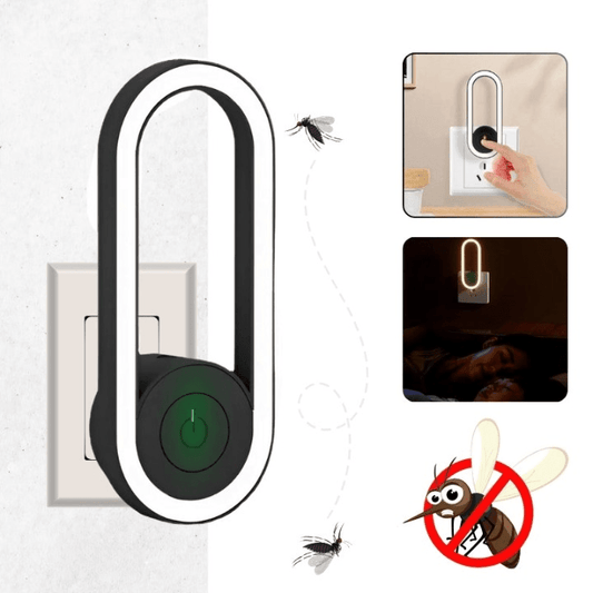 Ultrasonic Mosquito Repeller with Oval LED Light Ring