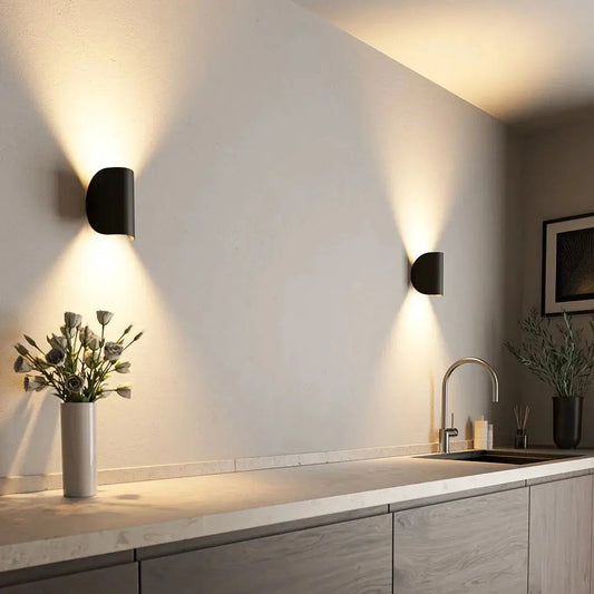 Wall Lamp Modern LED Up and Down Light with Hardwired Installation