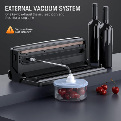8-in-1 Vacuum Sealer Machine with Built-in Cutter and LED Display