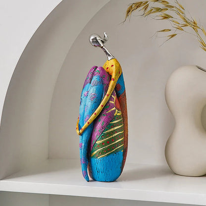 Abstract Woman Statue Modern Colorful Design for Home and Room Decor 30 cm 3