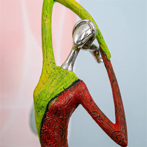 Abstract Woman Statue Modern Colorful Design for Home and Room Decor 30 cm 9