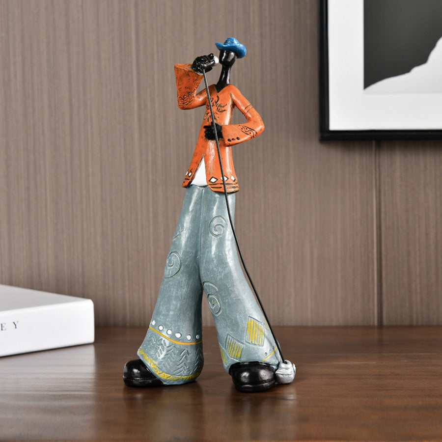 Vintage Jazz Band Resin Figurine with Detailed Design for Home Decor 1