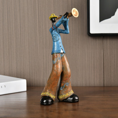 Vintage Jazz Band Resin Figurine with Detailed Design for Home Decor 9