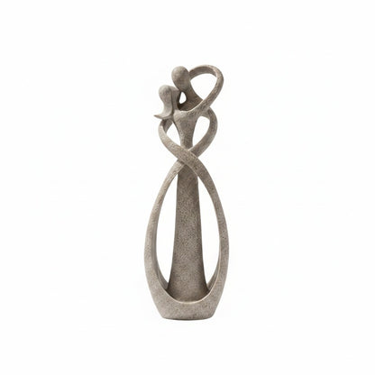 Abstract Couple Figurine Sculpture Romantic Home Decor Statue