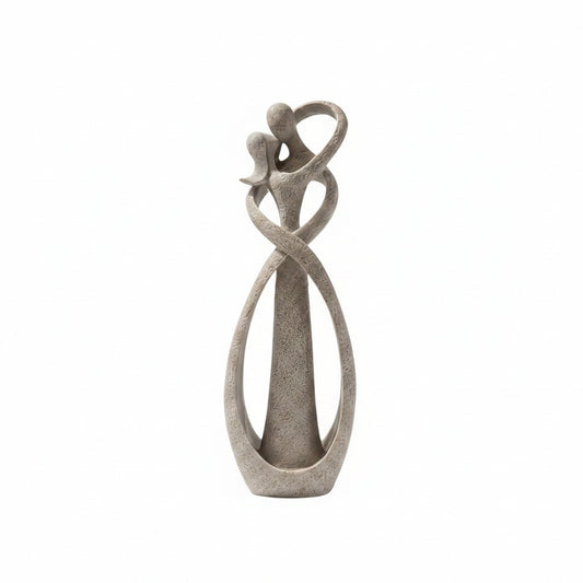 Abstract Couple Figurine Sculpture Romantic Home Decor Statue