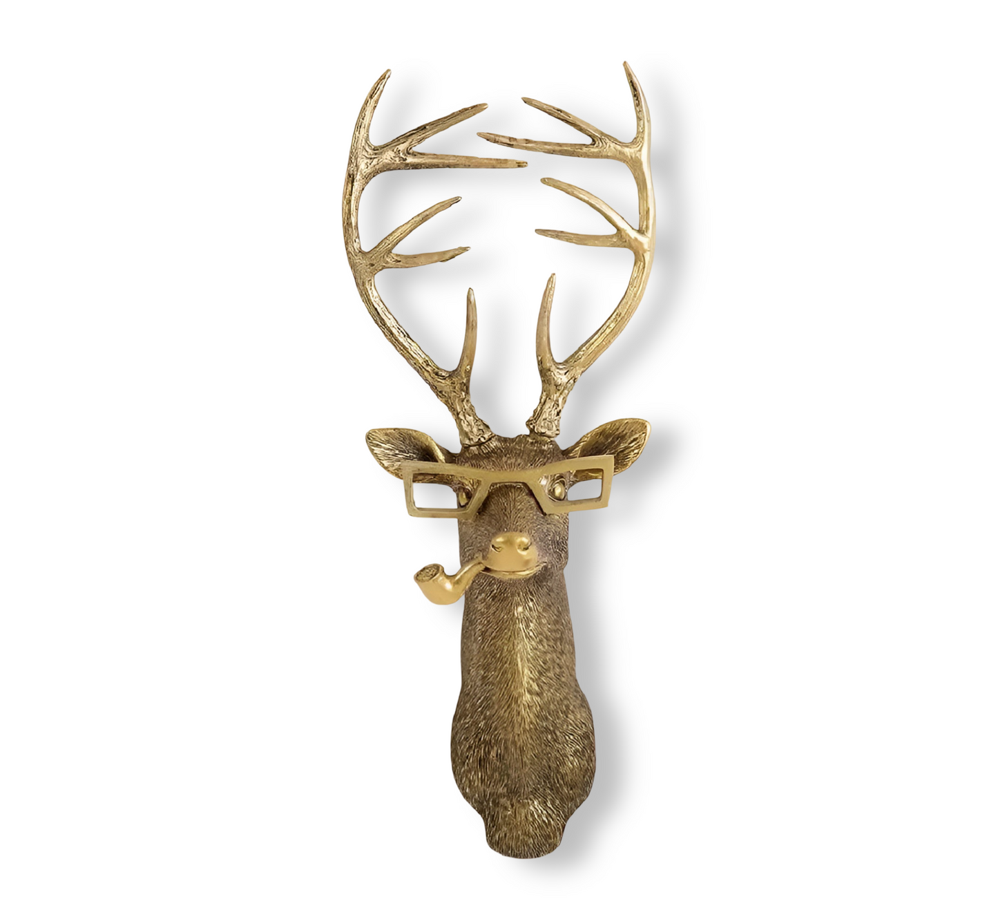Animal Head Wall Hook Decorative Wall Decor with Glasses Boho Style