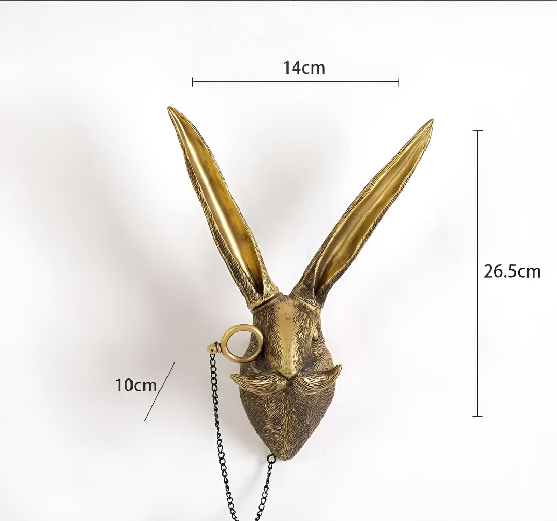 Animal Head Wall Hook Decorative Wall Decor with Glasses Boho Style