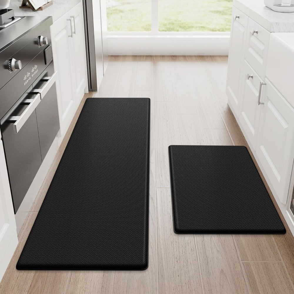 Anti-Fatigue Kitchen Mat with Non-Slip Base and Foam Cushioning