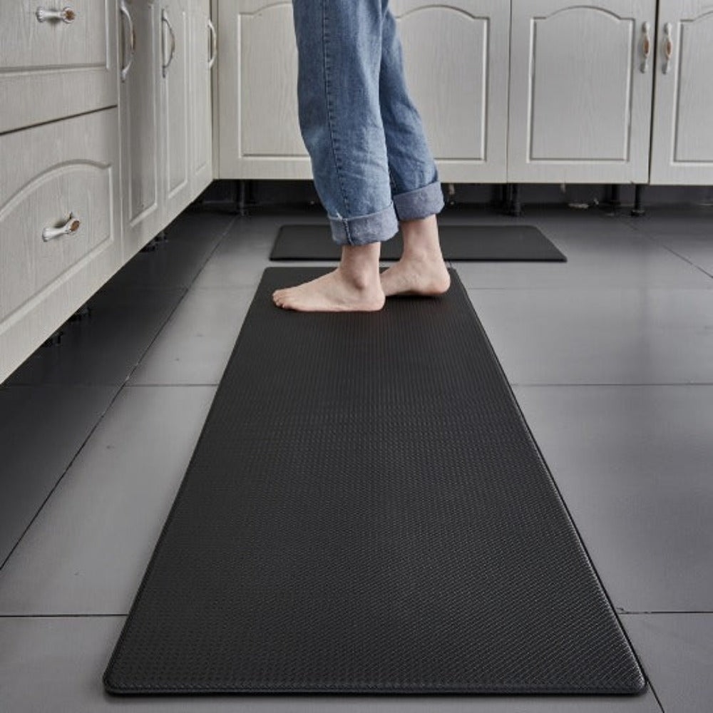 Anti-Fatigue Kitchen Mat with Non-Slip Base and Foam Cushioning