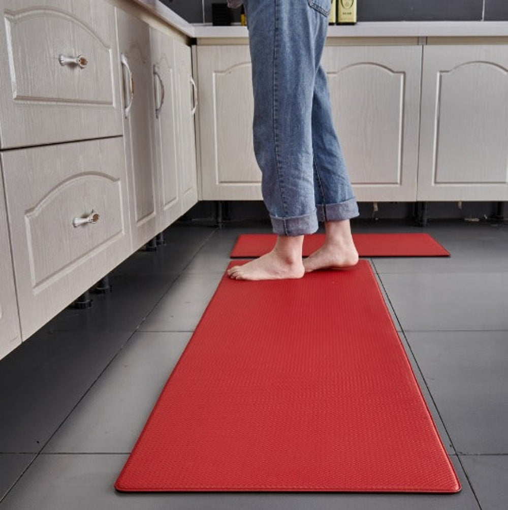 Anti-Fatigue Kitchen Mat with Non-Slip Base and Foam Cushioning
