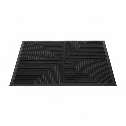 Anti-Slip Doormat for Indoor and Outdoor Use with Geometric Pattern