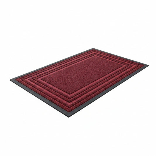 Anti-Slip Doormat for Indoor and Outdoor Use with Low Profile Border Design