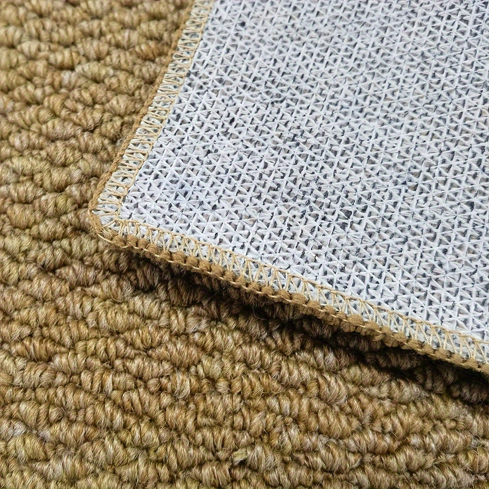 Anti-Slip Doormat with Woven Texture, Machine Washable