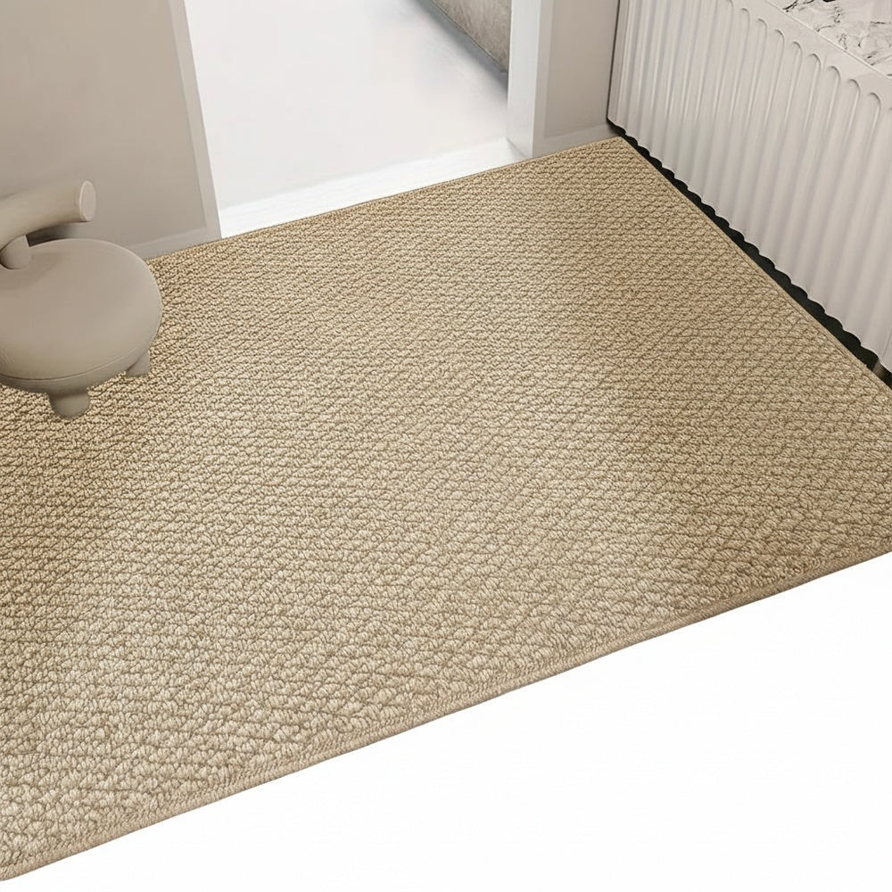 Anti-Slip Doormat with Woven Texture, Machine Washable