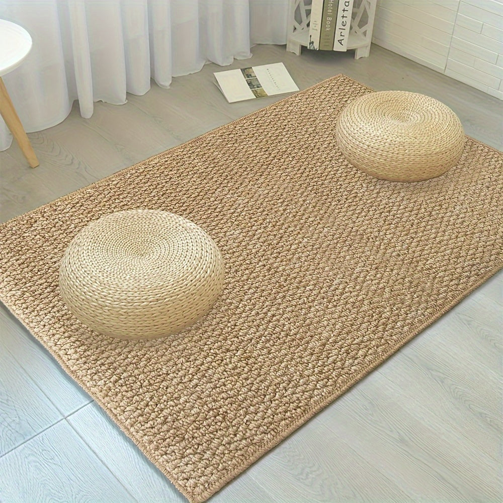 Anti-Slip Doormat with Woven Texture, Machine Washable