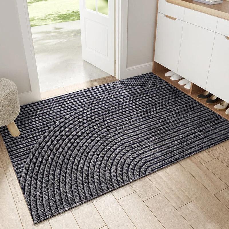 Anti-Slip Entrance Door Mat with Textured Dirt-Scraping Surface