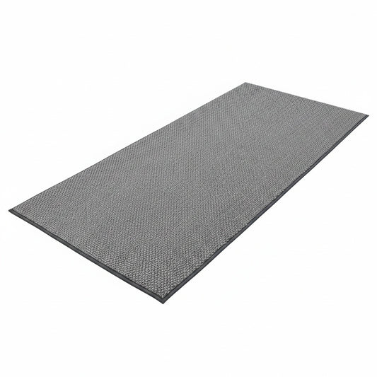 Anti-Slip Floor Runner Rug with Woven Texture and Bound Edges