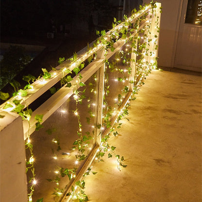 Artificial Ivy Leaf Garland LED String Lights