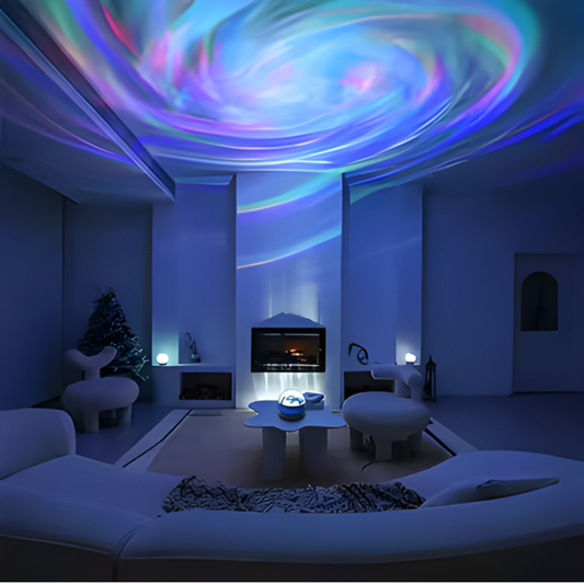 Aurora Borealis LED Projector Lamp with Music Sync and Remote Control
