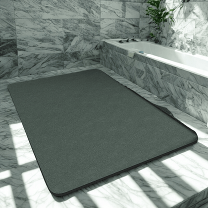 Bath Mat Anti-Slip Quick-Dry Bathroom Rug with Non-Slip Base