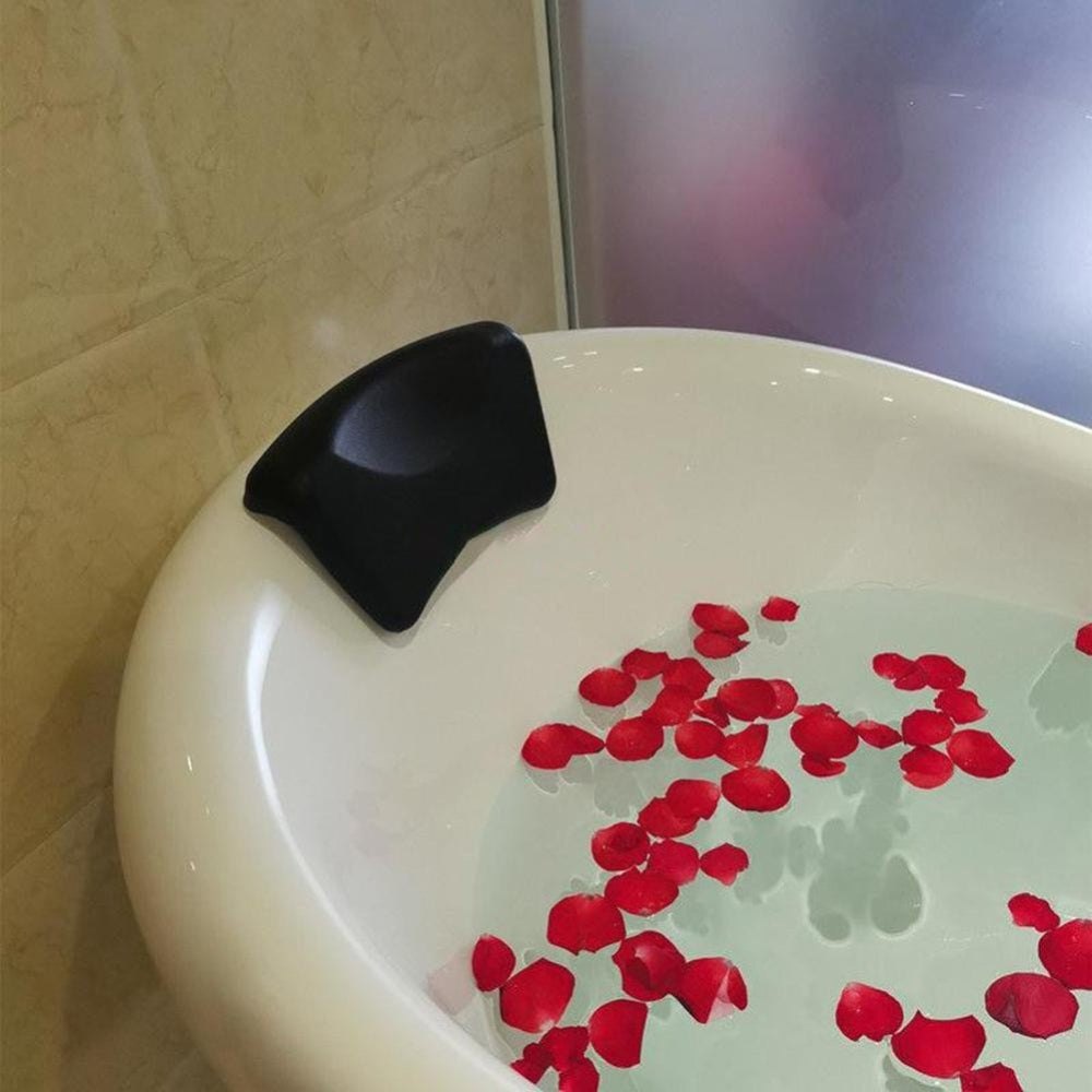 Bathtub Pillow with Curved Neck Support for Baths and Spas