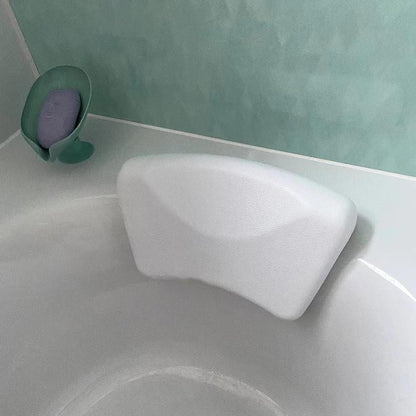 Bathtub Pillow with Curved Neck Support for Baths and Spas