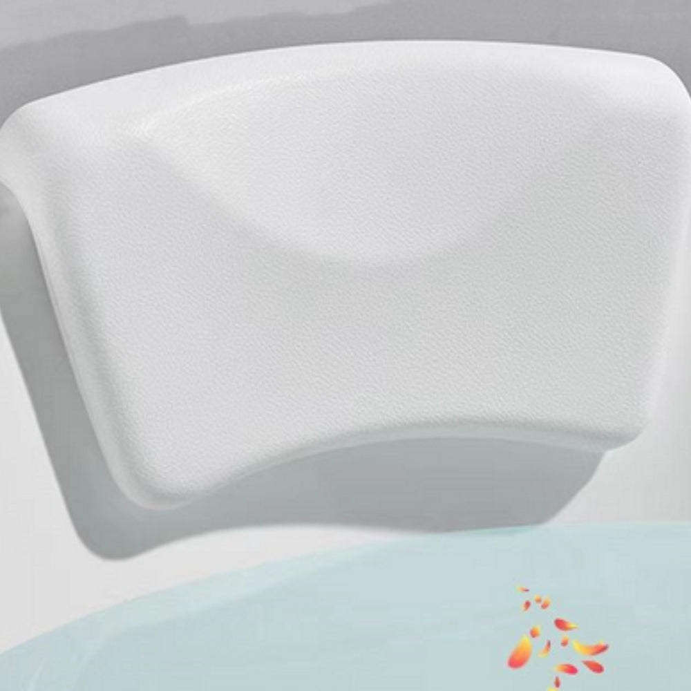 Bathtub Pillow with Curved Neck Support for Baths and Spas