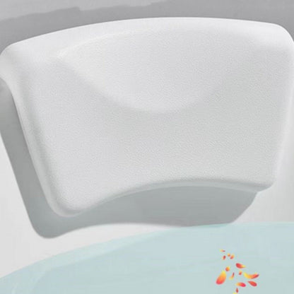 Bathtub Pillow with Curved Neck Support for Baths and Spas