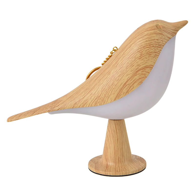 Bird Table Lamp Scandinavian with Touch Control and USB-C Rechargeable LED