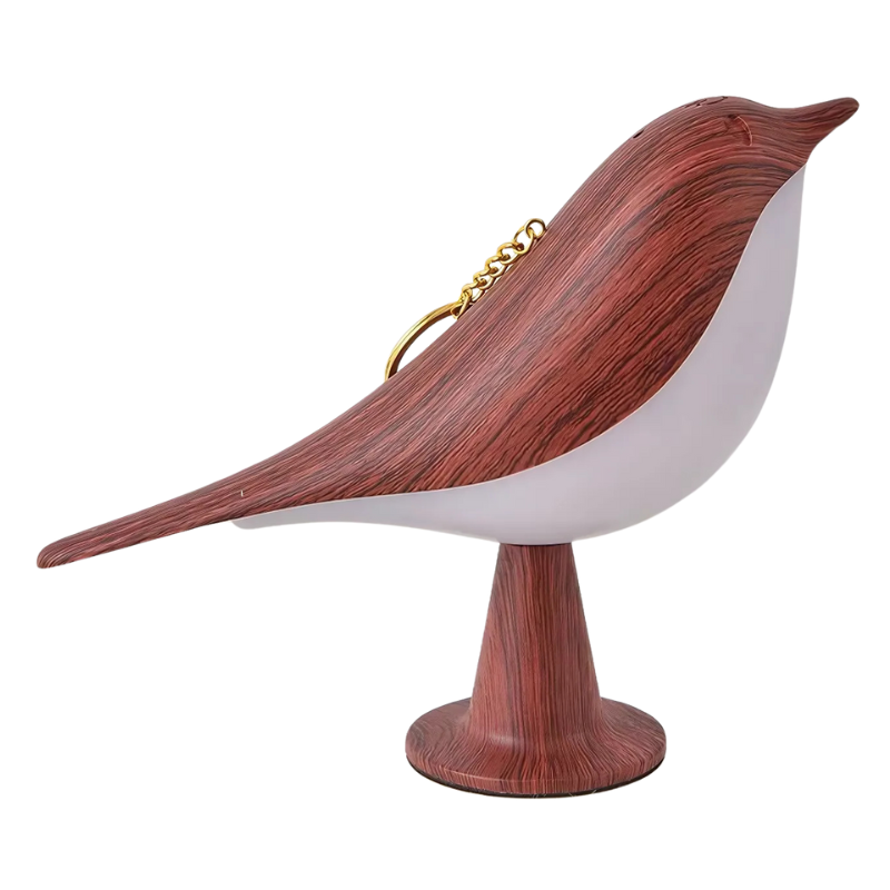 Bird Table Lamp Scandinavian with Touch Control and USB-C Rechargeable LED