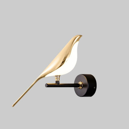 Bird Wall Lamp Modern LED with Magnetic Rotating Head