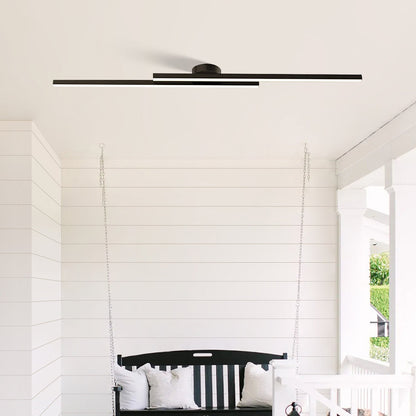 Ceiling Lamp Minimalist LED with Dual Linear Bar Design