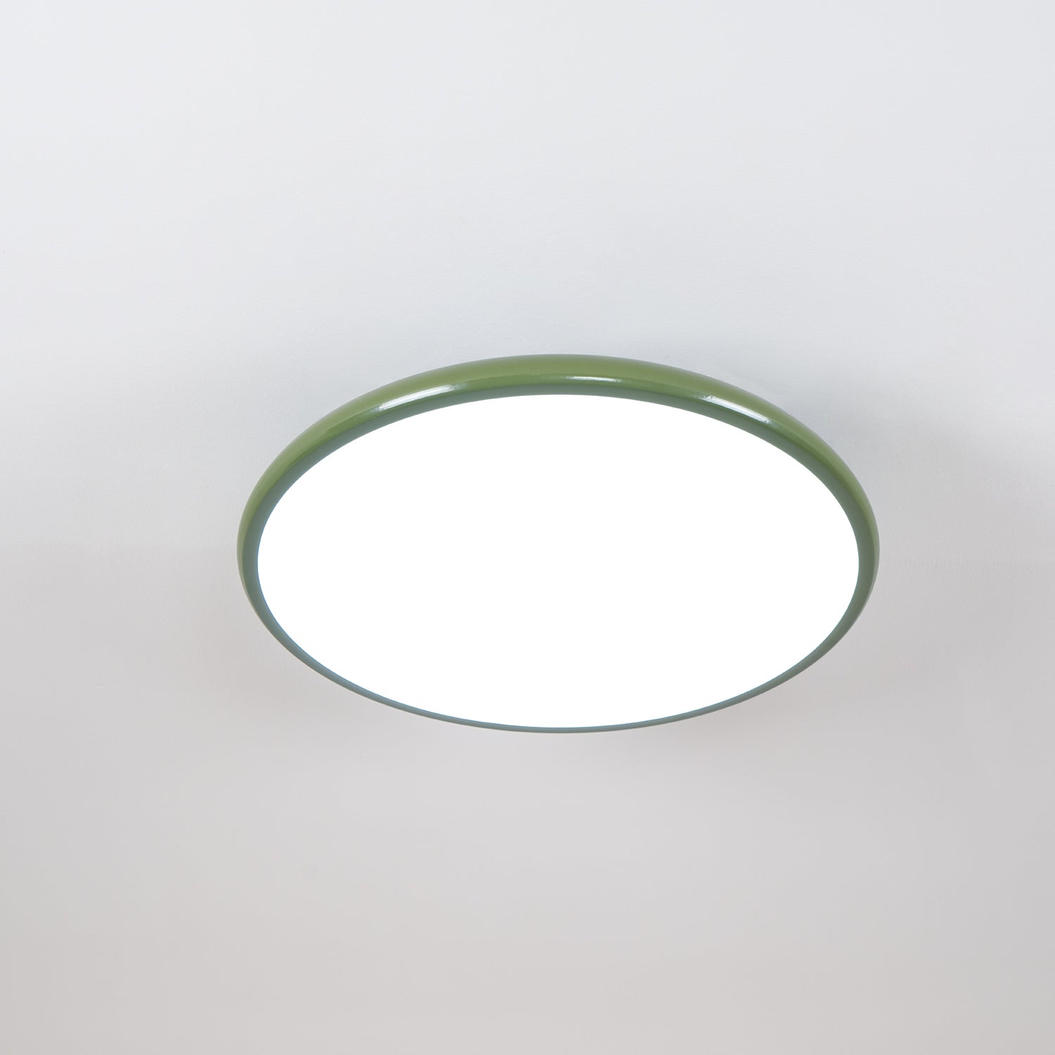 Ceiling Lamp Minimalist Round Disc with Adjustable Head and Remote Dimmer