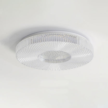Ceiling Lamp Modern Round with Crystal Acrylic Diffuser and Integrated LED
