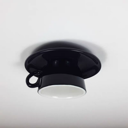Ceiling Lamp Modern Teacup Shape Ceramic Flush Mount Light
