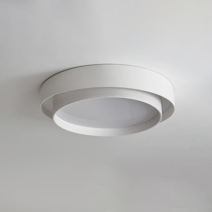 Ceiling Lamp Modern with Double Ring Design and Replaceable LED
