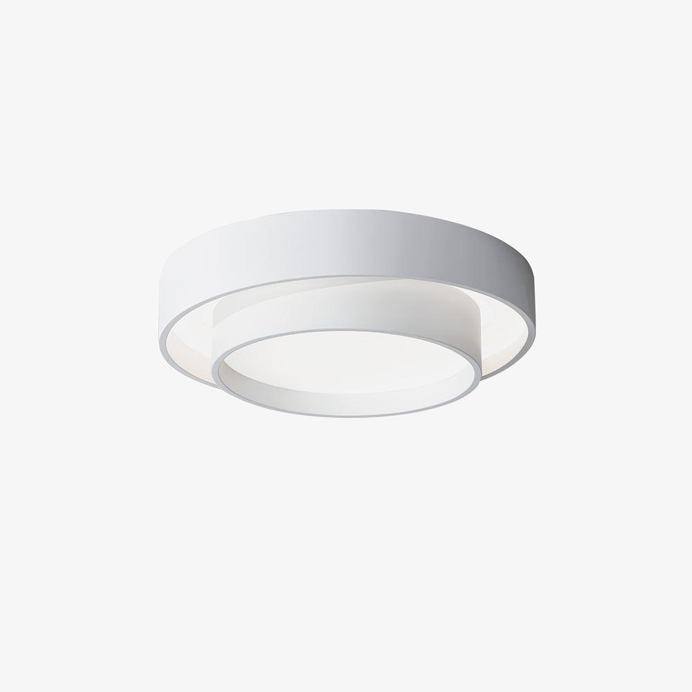 Ceiling Lamp Modern with Double Ring Design and Replaceable LED