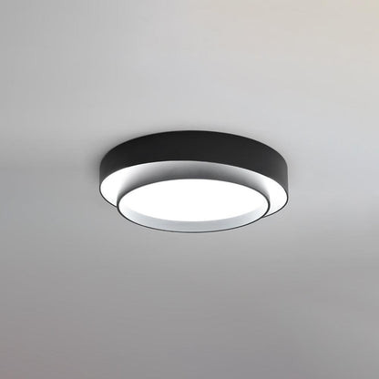Ceiling Lamp Modern with Double Ring Design and Replaceable LED