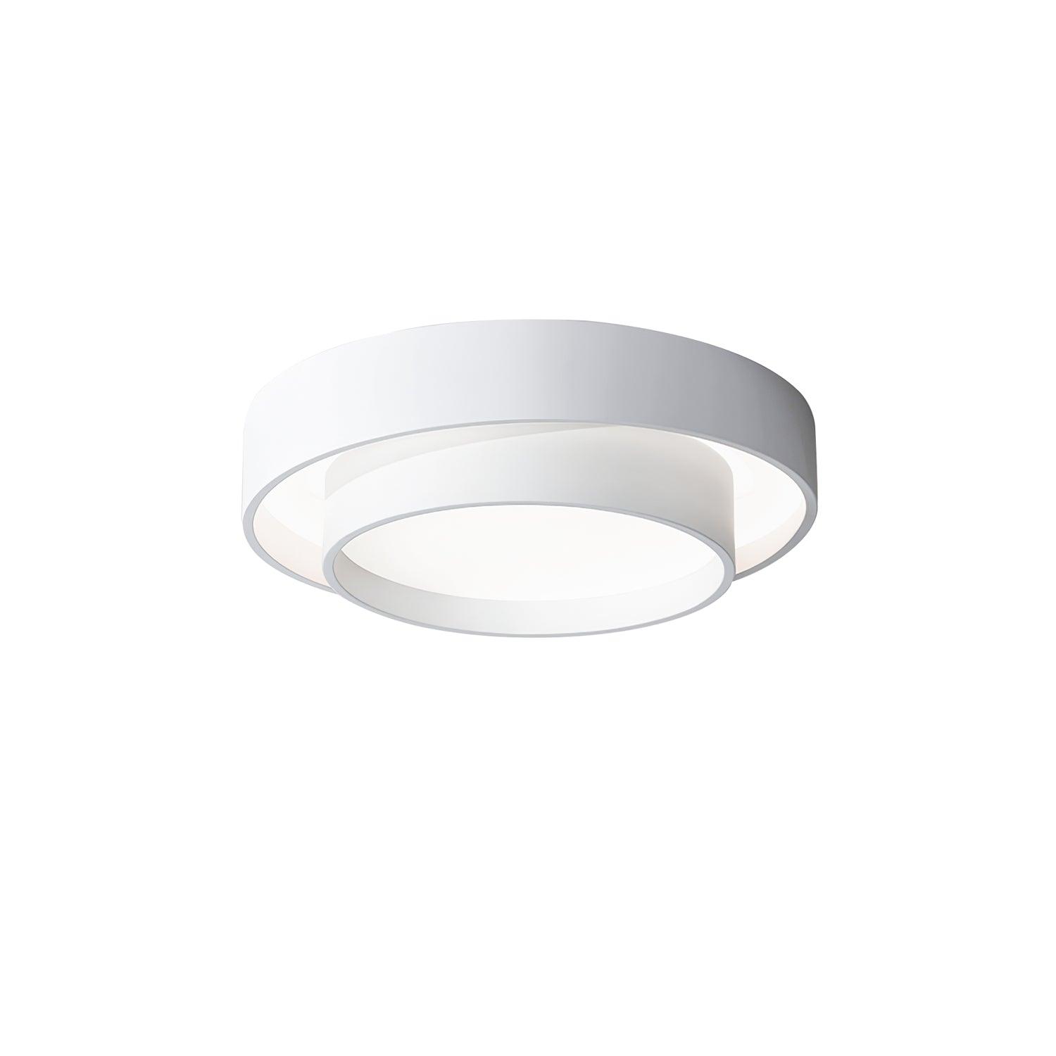 Ceiling Lamp Modern with Double Ring Design and Replaceable LED