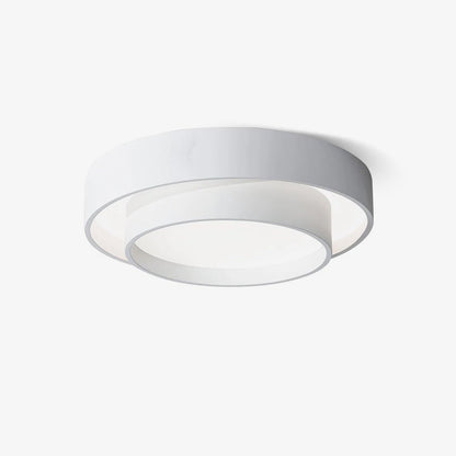 Ceiling Lamp Modern with Double Ring Design and Replaceable LED