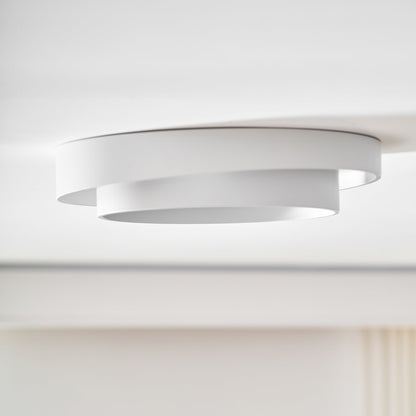 Ceiling Lamp Modern with Double Ring Design and Replaceable LED