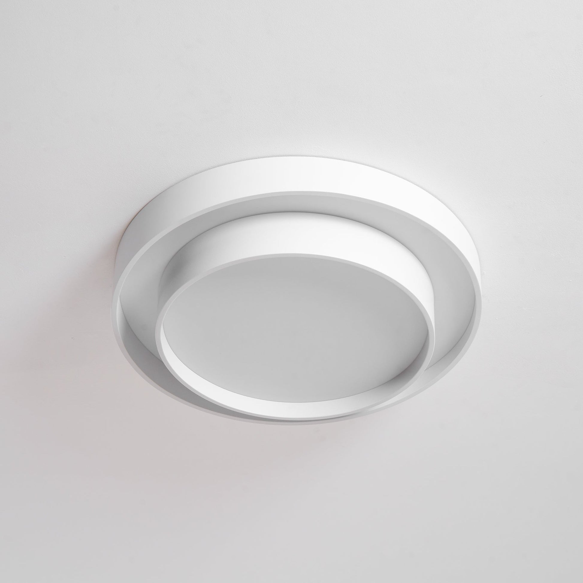 Ceiling Lamp Modern with Double Ring Design and Replaceable LED