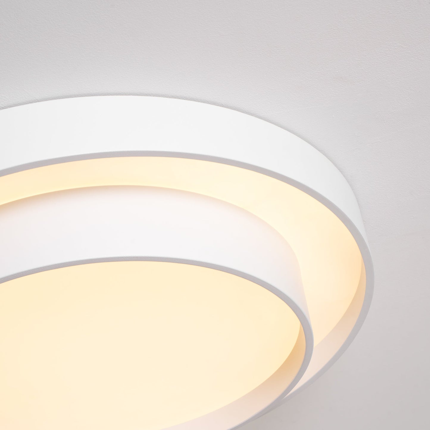 Ceiling Lamp Modern with Double Ring Design and Replaceable LED