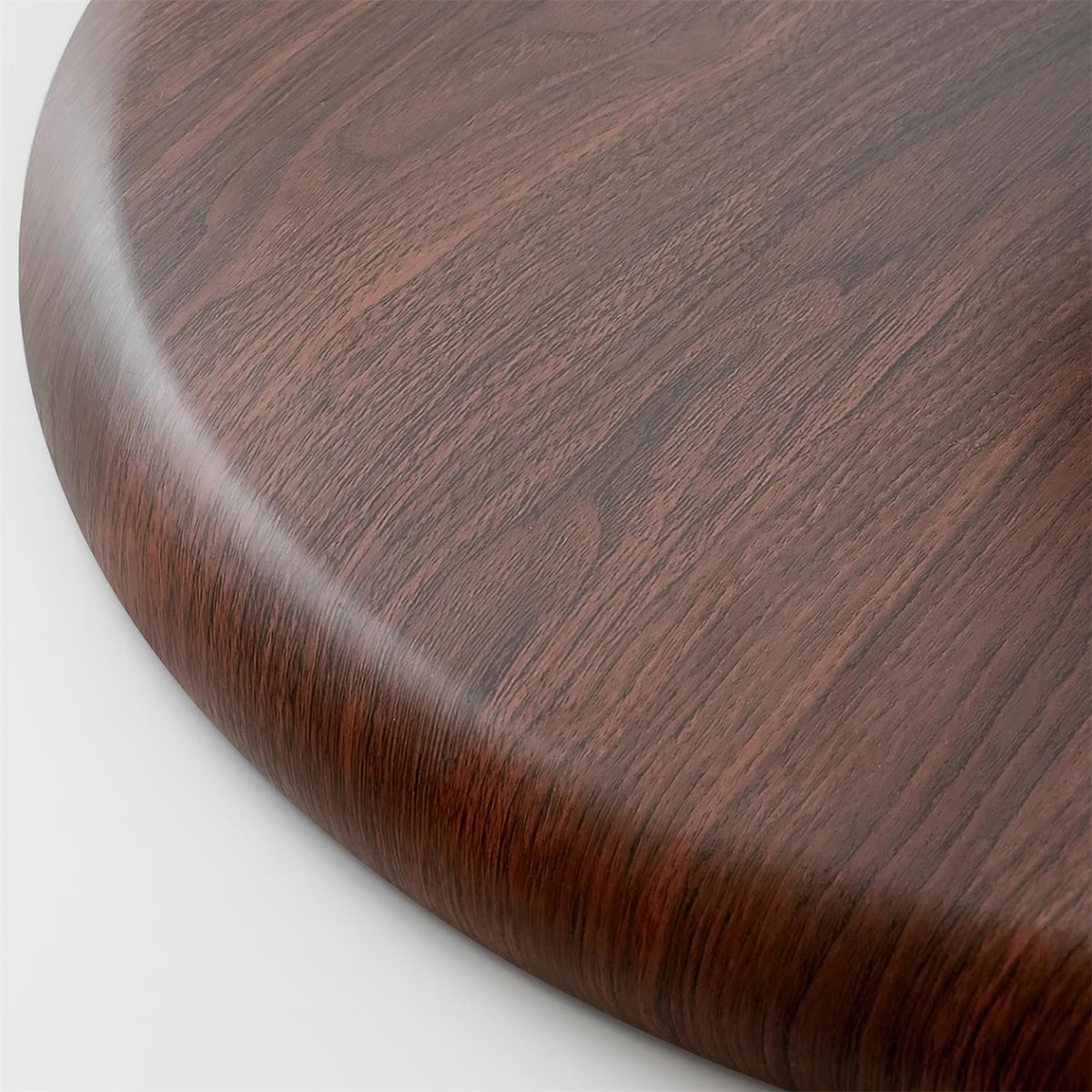 Ceiling Lamp Scandinavian Round Disc with Wood Grain Rim and Integrated LED