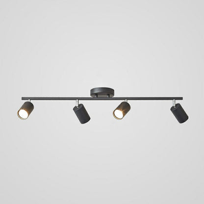 Ceiling Spotlight Bar Modern Minimalist with Adjustable Cylinder Heads and GU10 Fitting