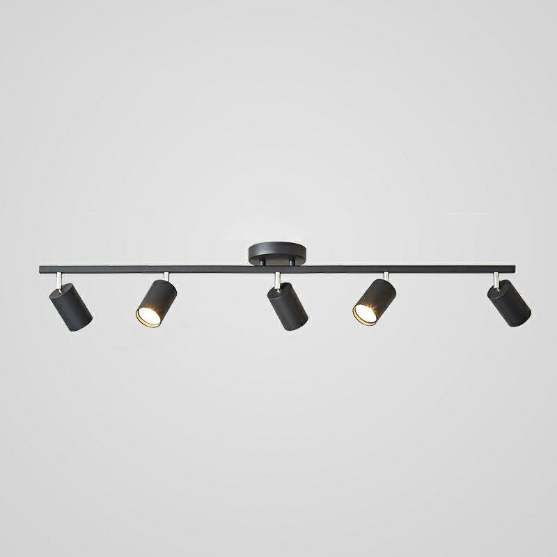 Ceiling Spotlight Bar Modern Minimalist with Adjustable Cylinder Heads and GU10 Fitting